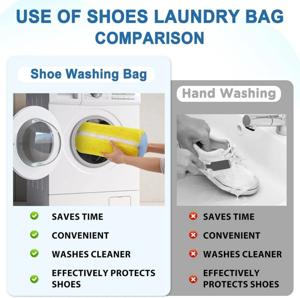 Premium Shoe Cleaning Laundry Bag