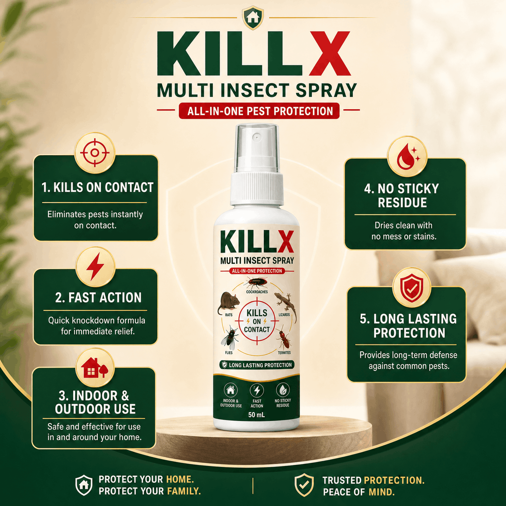 KILLX™ Advanced Multi-Insect Killer Spray (Pack of 3) BUY 1 GET 2 FREE