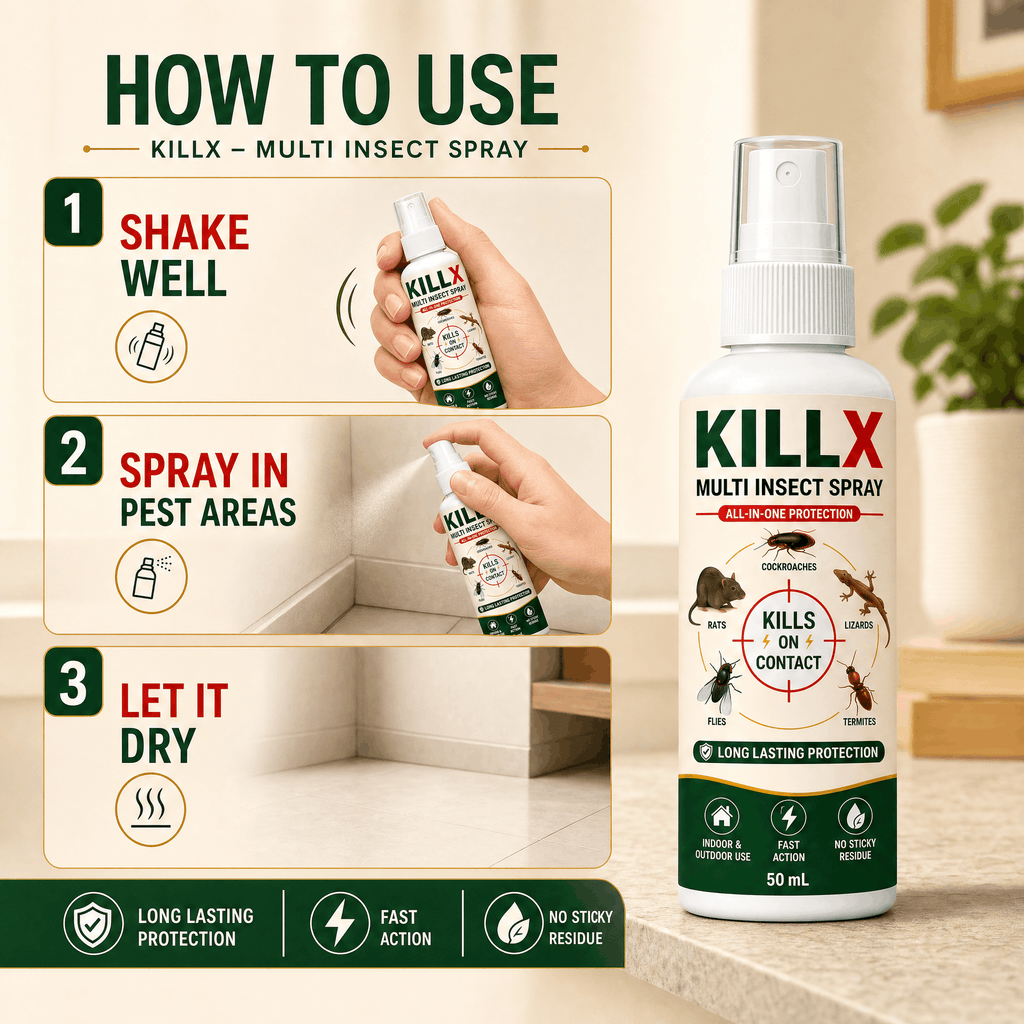 KILLX™ Advanced Multi-Insect Killer Spray (Pack of 3) BUY 1 GET 2 FREE